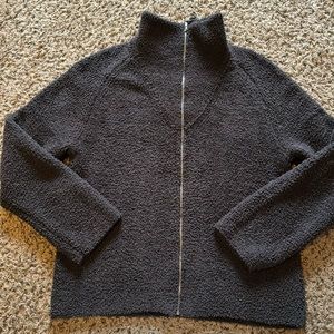 One day grey zip up sweatshirt